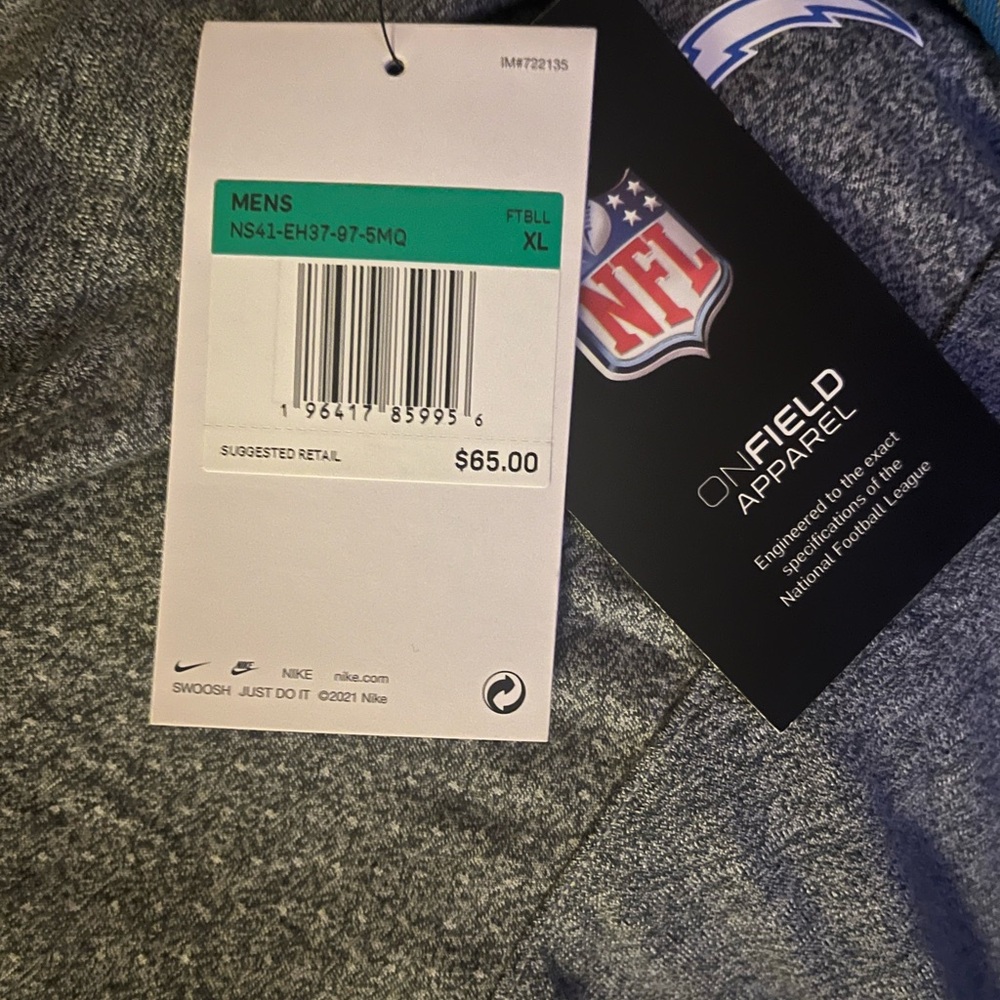 Nike Gray On Field Men's Shirt  XL